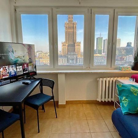 Super Apartament Palace 2X Metro Fast Wifi 500 Mbs Netflix Appletv Smarttv Panorama Miasta Varsavia Esterno foto